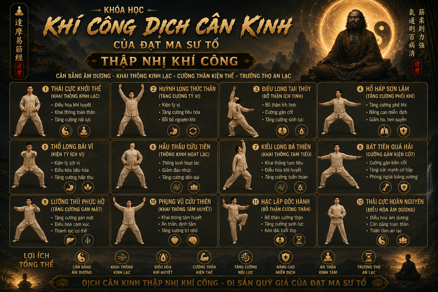 Dịch Cân Kinh - Thập Nhị Khí Công